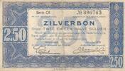 Niederlande 2,5 2 ½ Gulden Geldschein Banknote Zilverbon Serie CR -