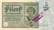 Deutschland Drittes Reich 5 Rentenmark 1937 mit luxemburgischem Gemeinde... 99,00 EUR  plus 6,00 EUR verzending