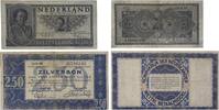 Niederlande /Nederland 2½ Gulden, 2.5 Gulden Banknoten 2 Stück Lot, Juliana -