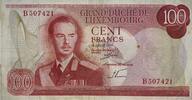 Luxemburg 100 Francs Banknote -