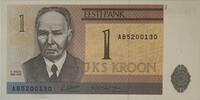 Estland - Eesti - Estonia 1 Kroon Banknote -