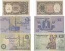 Egypt, Ägypten 10,25,50 Piastres Banknoten 3 Stück Lot, The Arab Republic of Egypt -