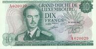 Luxemburg 10 Francs Grand-Duché de Luxembourg -
