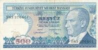 Türkei 500 Lira 1984-1989 III 3,00 EUR  plus 6,00 EUR verzending