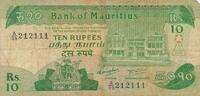 Mauritius 10 Rupees -
