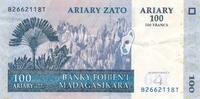 Madagaskar 100 Ariay 2004 III, Falten 4,00 EUR  plus 6,00 EUR verzending