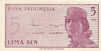 Indonesien 5 Sen -
