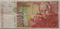 Spanien 2000 Pesetas Banknote -