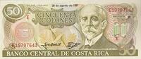 Costa Rica 50 Colones Banknote -