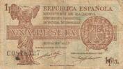 Spanien 1 Peseta Banknote -