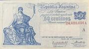 Argentinien 50 Centavos Banknote -