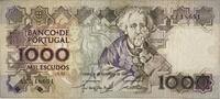 Portugal 1000 Escudos Banknote -