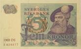 Sweden,Schweden 5 Kronor Banknote -