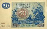 Sweden,Schweden 50 Kronor Banknote, Sveriges Riksbank -