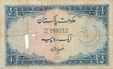 Pakistan 1 Rupee Geldschein Banknote -