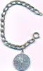 Österreich 835 er Silber Armband Bettelarmband, Medaille von 2 Dukat 1642 , L: ca. 19,5 -