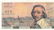 Frankreich 10 Nouveaux Francs Richelieu type 1959 -