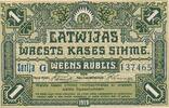 Lettland 1 Rublis Serie: G -
