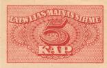 Lettland 5 Kap Kapeikas kapeck -