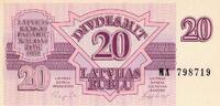 Lettland 20 Rublu -