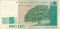 Lettland 5 Lati -
