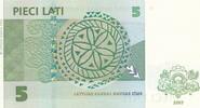 Lettland 5 Lati -