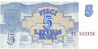 Lettland 5 Rubli -