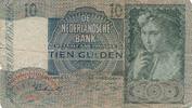 Niederlande 10 Gulden Banknote -