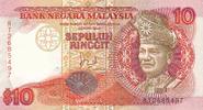 Malaysia 10 Ringgit Geldschein Banknote Sepuluh Ringgit -