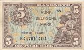 Deutschland BRD, Bank Deutscher Länder 1948-1949 5 Deutsche Mark DM BAnknote, Kenn-Bst.: B, Serie A -