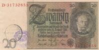 Deutschland Weimarer Republik 3. Reich Luxemburg 50 Reichsmark Reichsbanknote mit luxemburgischem Gemeinde-, Post-, Sparkassenstempel, KN 8Stellig Serie B/D -