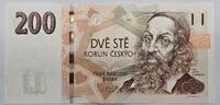 Tschechien 200 Korun Kronen Banknote, Jan Amos Komensky -