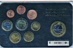 Zypern Euro-Premiumsatz 1 Cent - 2 Euro im Privat Folder, Medaille -