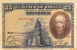 Spanien 25 Pesetas Banknote Geldschein -