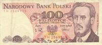 Polen 100 Złotych Zloty Beispiel Foto -