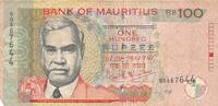 Mauritius 100 Rupees Banknote -