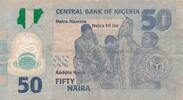Nigeria 50 Naira Geldschein -
