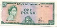 Jamaica 1 Pound Banknote -