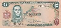 Jamaica 2 Dollars Banknote -