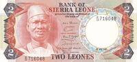 Sierra Leone 2 Leones Banknote -