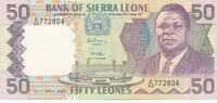 Sierra Leone 50 Leones Banknote -