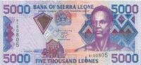 Sierra Leone 5000 Leones Banknote -
