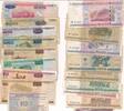 Weißrussland Belarus 10, 20, 50, 100, 500, 1000, 20000, 10000 Rubel 9x Banknoten Lot -