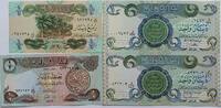 Irak 1/4, 1/2, 2* 1 Dinar 4 * Banknoten lot -