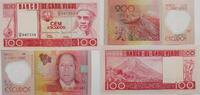 Kap Verde 100, 200 Escudos Banknoten 2 Stück lot -