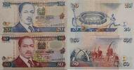Kenia 20, 50 Shillings Banknoten 2 Stück lot -