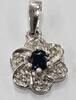  Perlenschmuck Saphirschmuck Weissgold 14K 585 er Gold Anhänger mit Saph... 99,00 EUR  plus 6,00 EUR verzending