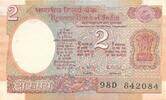 Indien 2 Rupien Banknote -
