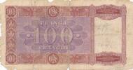 Albania 100 Franga Banknote mit Stempel -