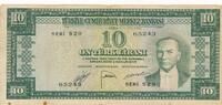 Türkei Türkiye 10 Lira Türk Lirasi 1953 On Türk lirasi Türkiye Cumhuriye... 80,00 EUR  plus 6,00 EUR verzending